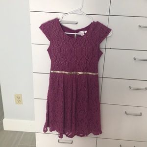XHILARATION MUAVE PURPLE DRESS SIZE 10/12